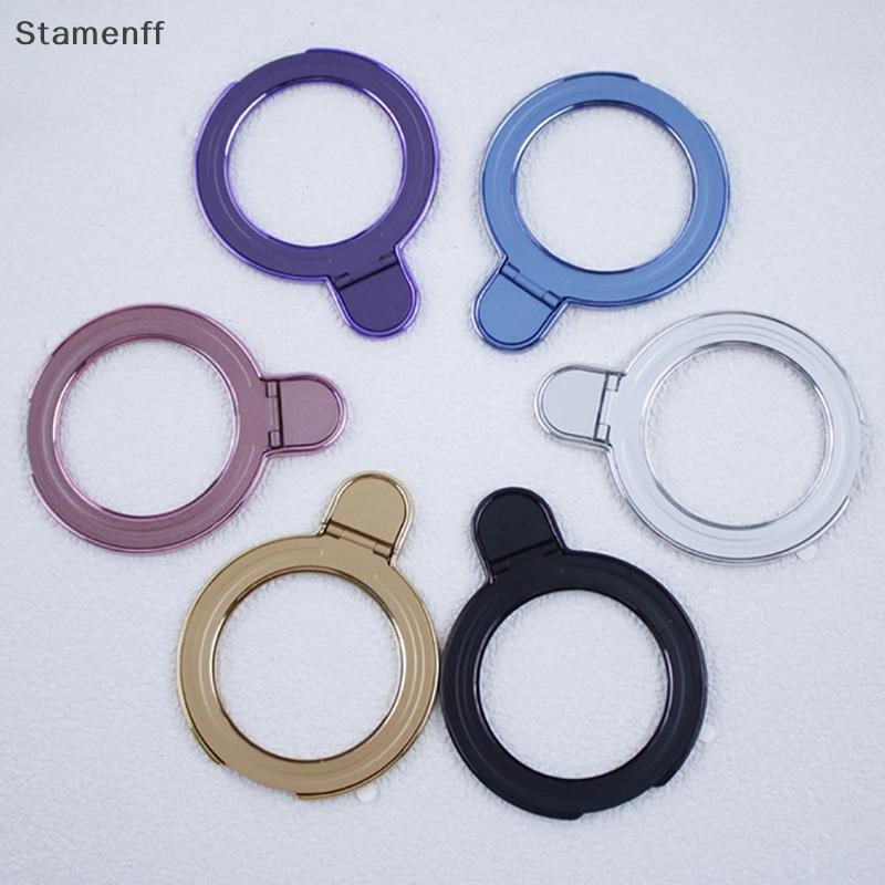 2.5 มม. สําหรับแหวนแม่เหล็กบางเฉียบ Kickstand ที่วางโทรศัพท์มือถือขาตั้งโลหะแหวนแม่เหล็กหัวเข็มขัดสําหรับ