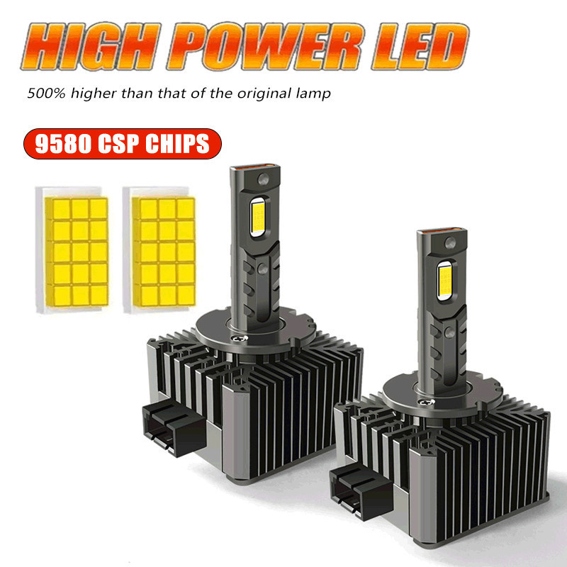 2pcs D1S D3S LED CAN Busbar D4S D2S D8S LED ไฟหน้า HID D1R D2R D3R D4R หลอดไฟรถ Turbo Light ไฟรถ