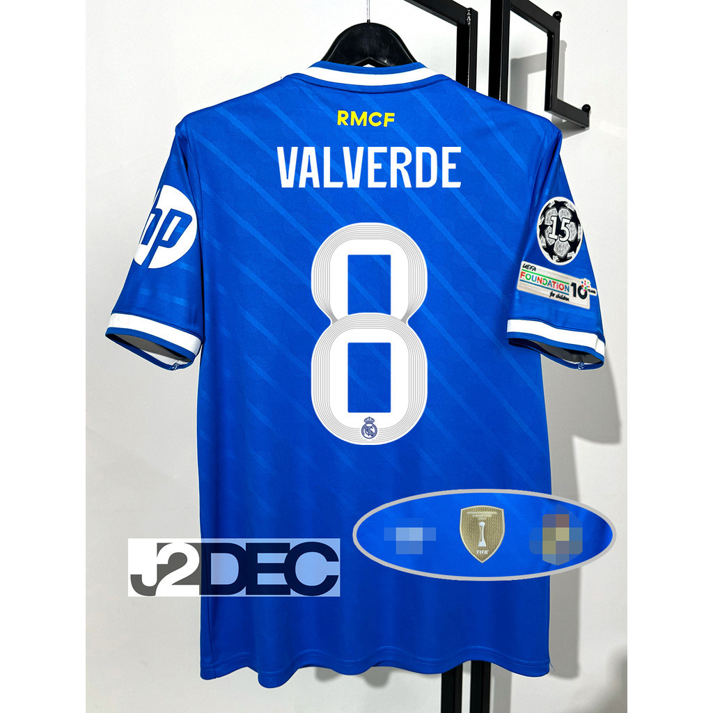 ใหม่ล่าสุด!! เสื้อฟุตบอล lSอัล มาริด Third ชุดสาม [ 3A ] เกรดแฟนบอล 2025/26 ฟลูออฟชั่น UCL+FIFA ชื่อนักเตะครบทุกคน - รูปที่ 6