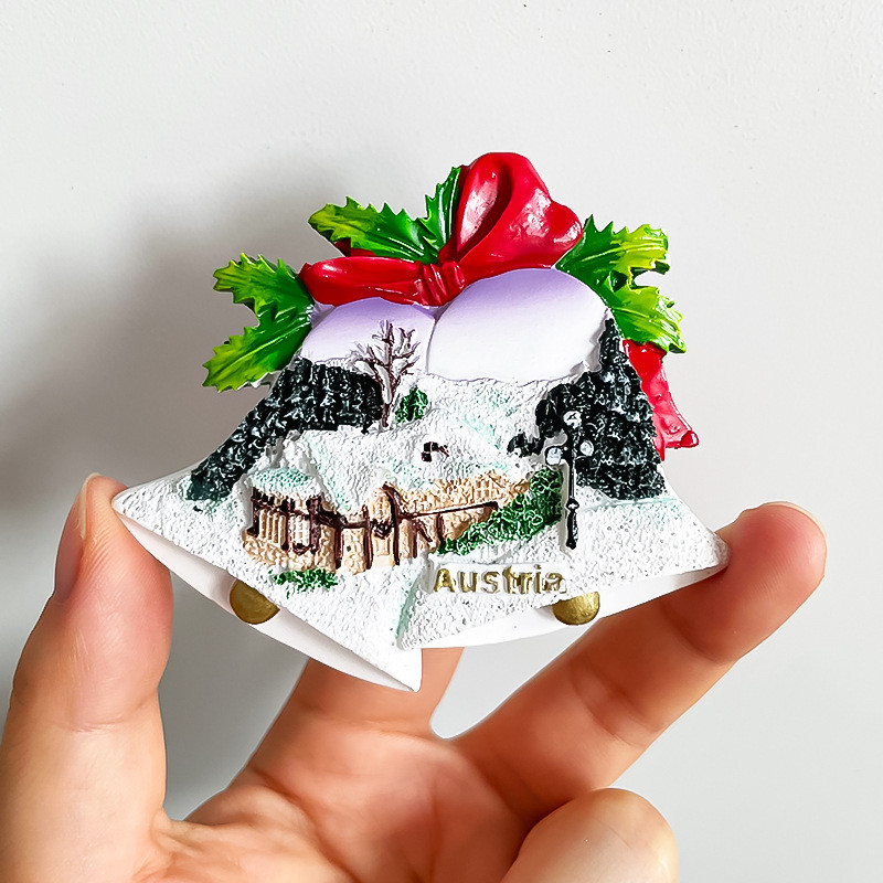 แม่เหล็กติดตู้เย็นออสเตรียเวียนนา Meisian Palace Hofburg Palace Stephens Cathedral Scenery สติ๊กเกอร์ของที่ระลึก - รูปที่ 2