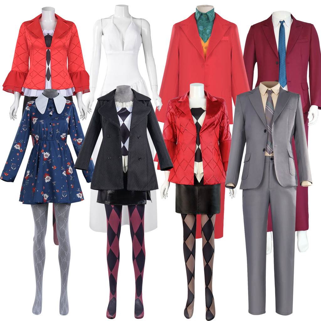 Joker 2 Harley Quinn คอสเพลย์เครื่องแต่งกายประสิทธิภาพ
