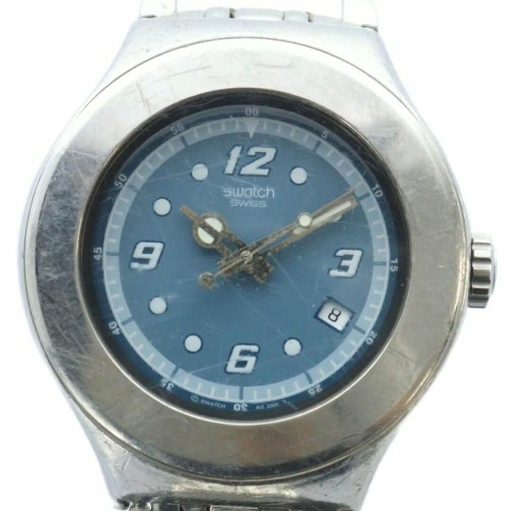 Swatch Watch สีน้ําเงิน ส่งตรงจากญี่ปุ่น มือสอง
