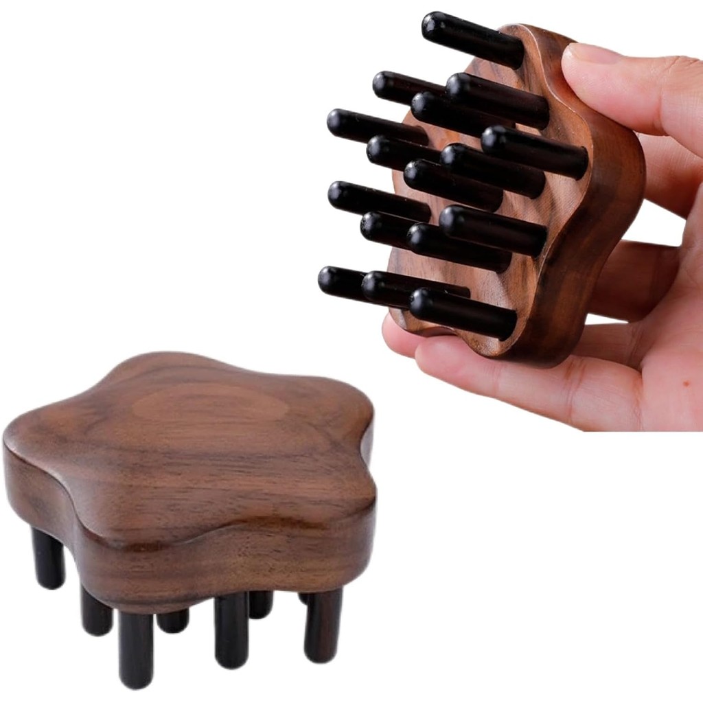 Wood Comb for Hair Growth | Wooden Scalp Massager Tool | Hair Massager | Scalp Massager Hair Growth 
