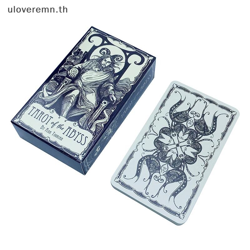 ULO Tarot Of The Abyss Tarot Prophecy Divination Deck Family Party Board Game Card Beginners Tarot T