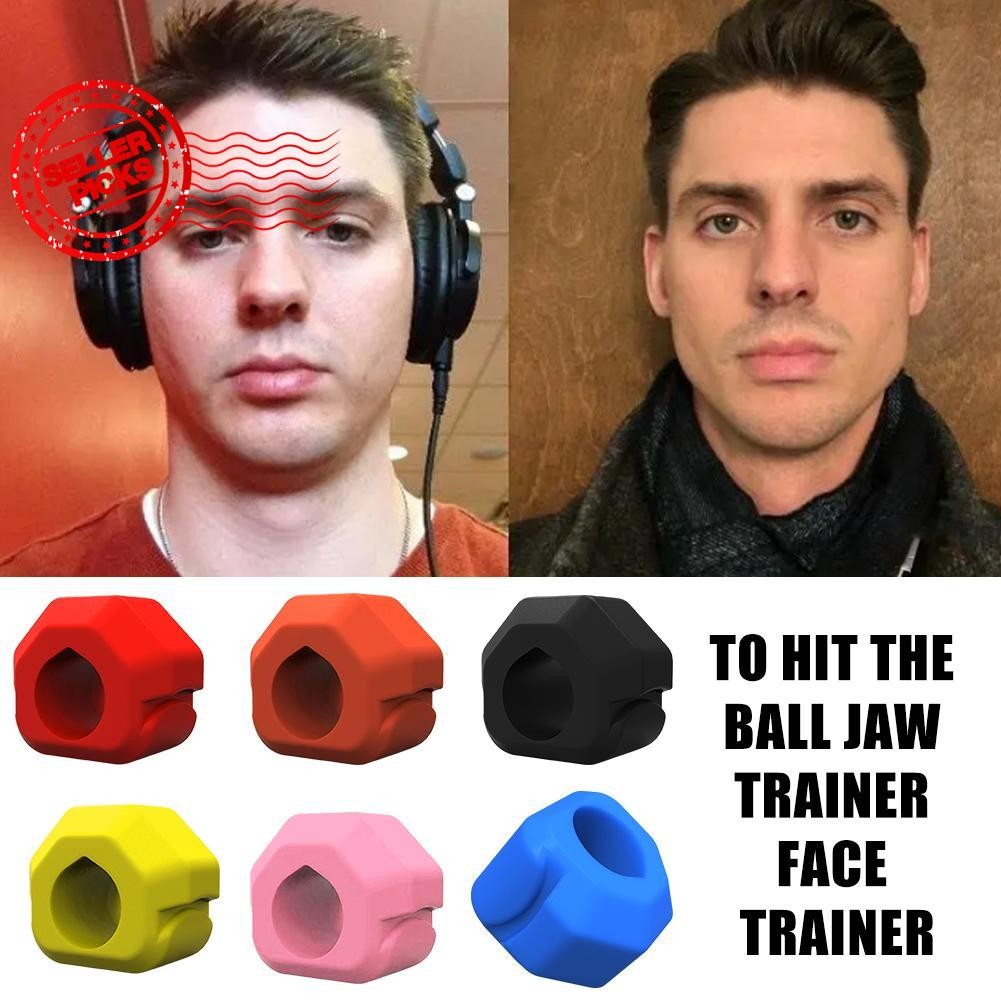แบบพกพา Jaw Exerciser Jawline Trainer การออกกําลังกาย Ball Jawline Chew ฟิตเนสกล้ามเนื้อ Exerciser B