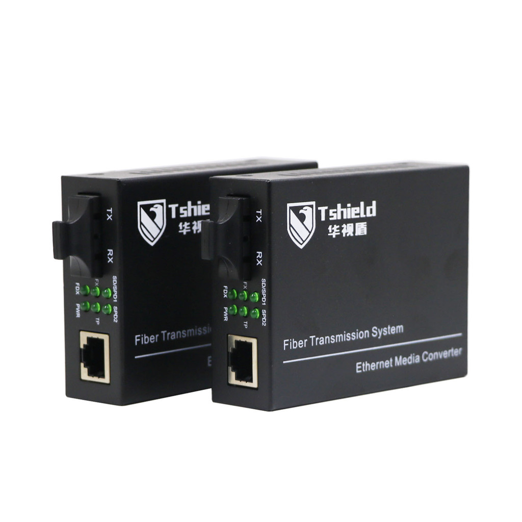 Huashield HC-F1E1-20A/B 100M Single Mode Single Fiber Transceiver 20KM Photoelectric Optical Fiber T