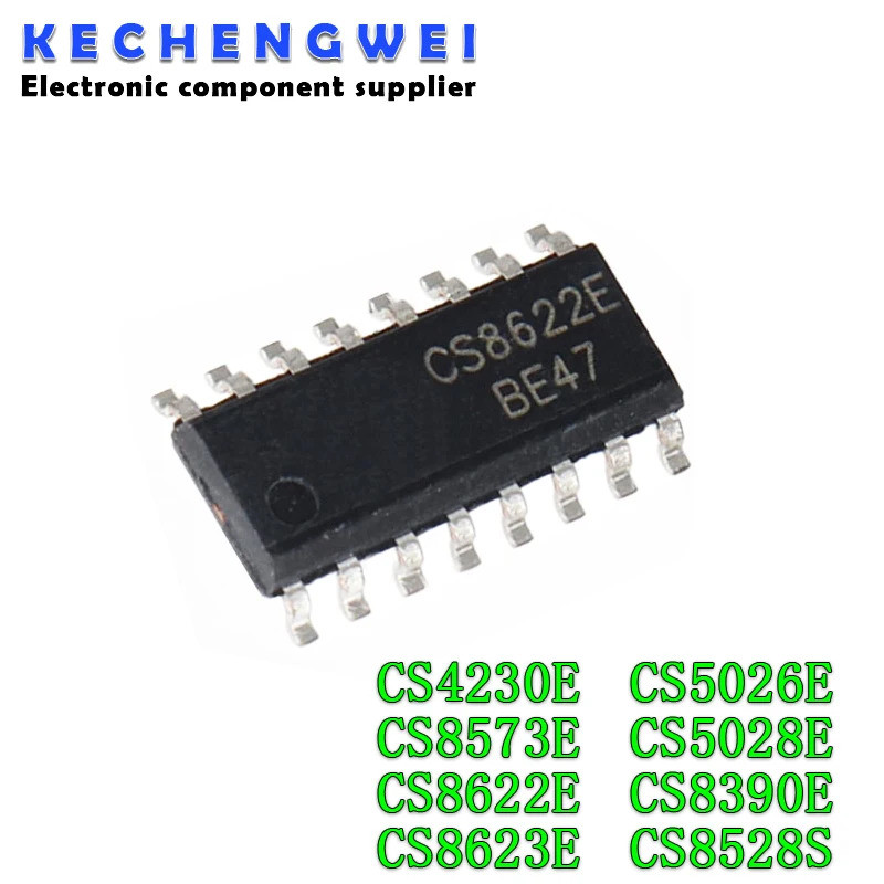 5PCS CS8573E CS8622E CS8623E CS4230E CS5026E CS5028E CS8390E ESOP16 CS8528S SOP-16 ชิป ic