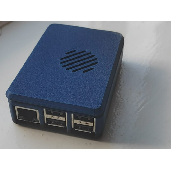 T17 - เคสป้องกัน Raspberry Pi 2B / 3B / 3B+ (Snap-fit, ฝาถอดได้)