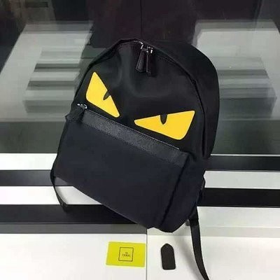 Fendi Monster Bag Black with Yellow Eyes หล่อ