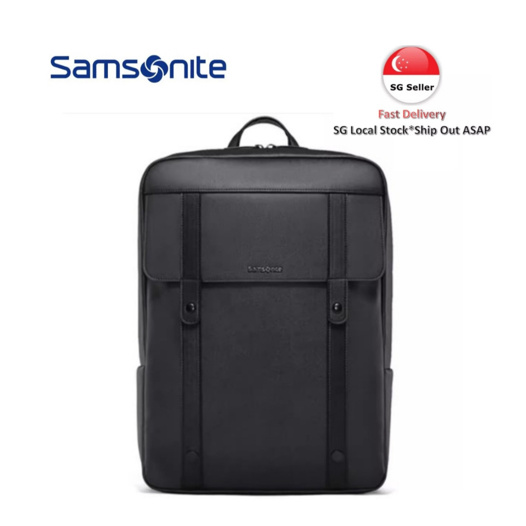 Samsonite แฟชั่นแล็ปท็อป 15.6 นิ้วกระเป๋าเป้สะพายหลังธุรกิจ Leisure กระเป๋าโน๊ตบุ๊คกันน้ํา (พร้อมใบร