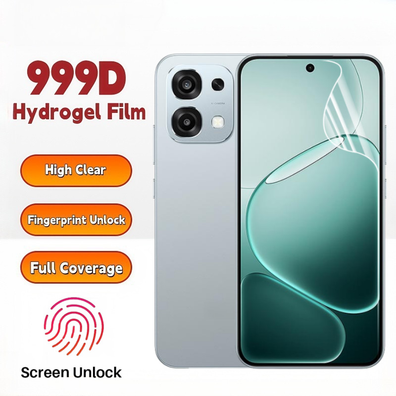 ฟิล์มไฮโดรเจลสําหรับOppo A6 Pro 5G A6Pro A5Pro 4Gป้องกันหน้าจอฟิล์มไม่แก้วรองรับลายนิ้วมือปลดล็อค