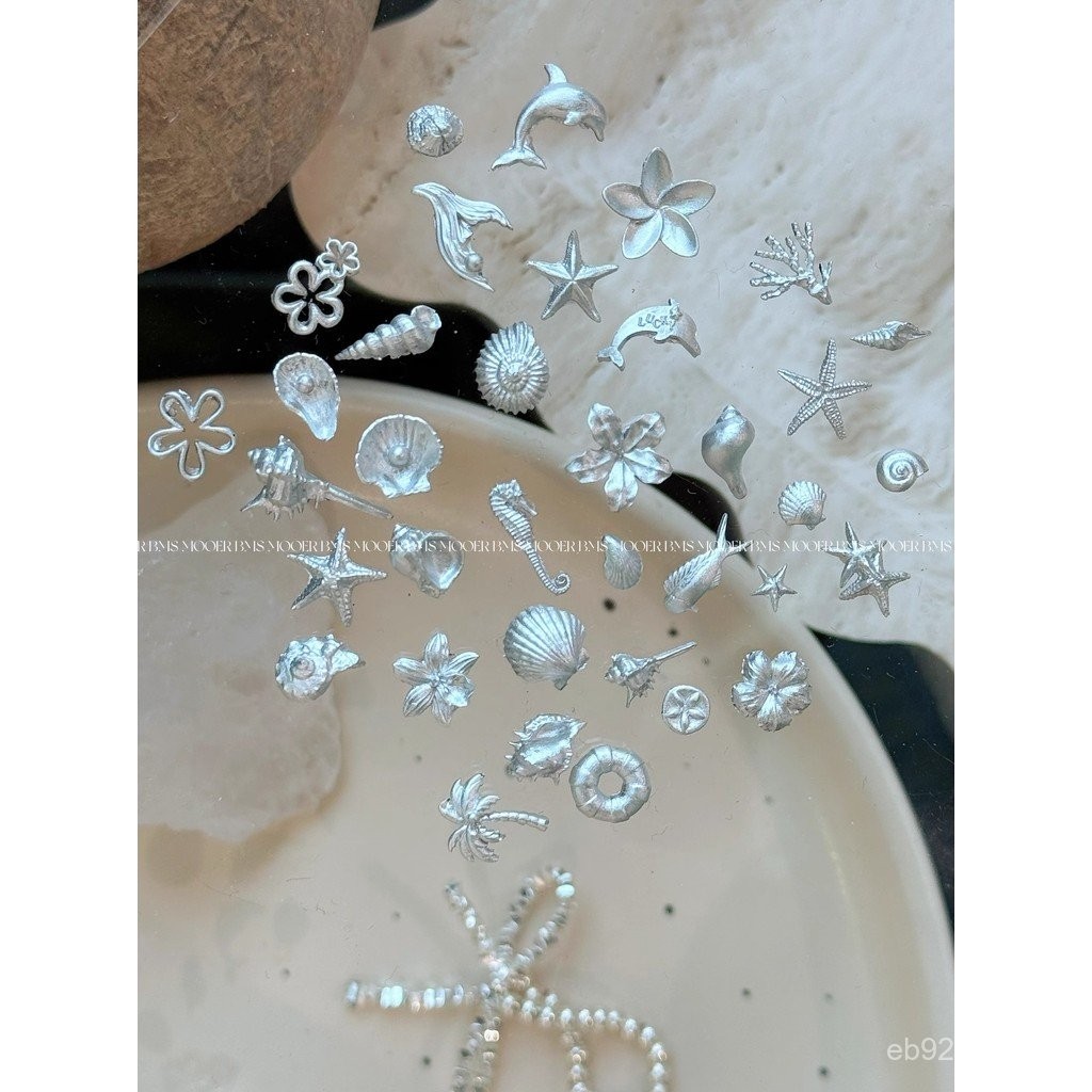 Ocean ทําเล็บมือปลาดาวเชลล์สี Meer แม่พิมพ์ Frangipani ฮาวาย MOODS SLNR