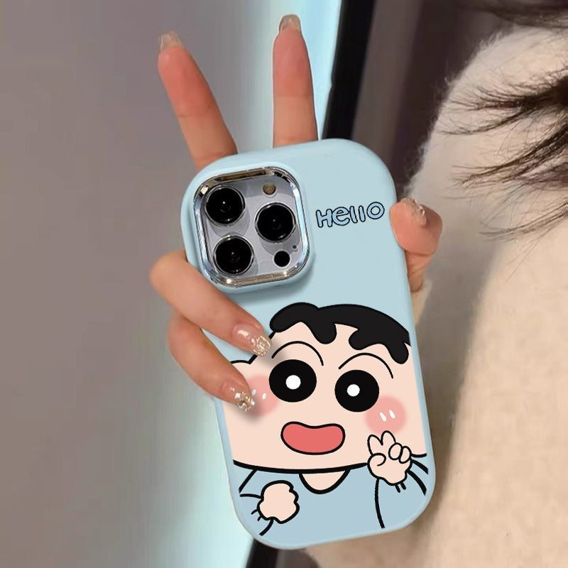 Bier Crayon Shin-Chan เหมาะสําหรับ iQOOZ9Turbo + Z8Z7xZ6 เคสโทรศัพท์ iQOONeo109SPro +8/7 Racing Vers