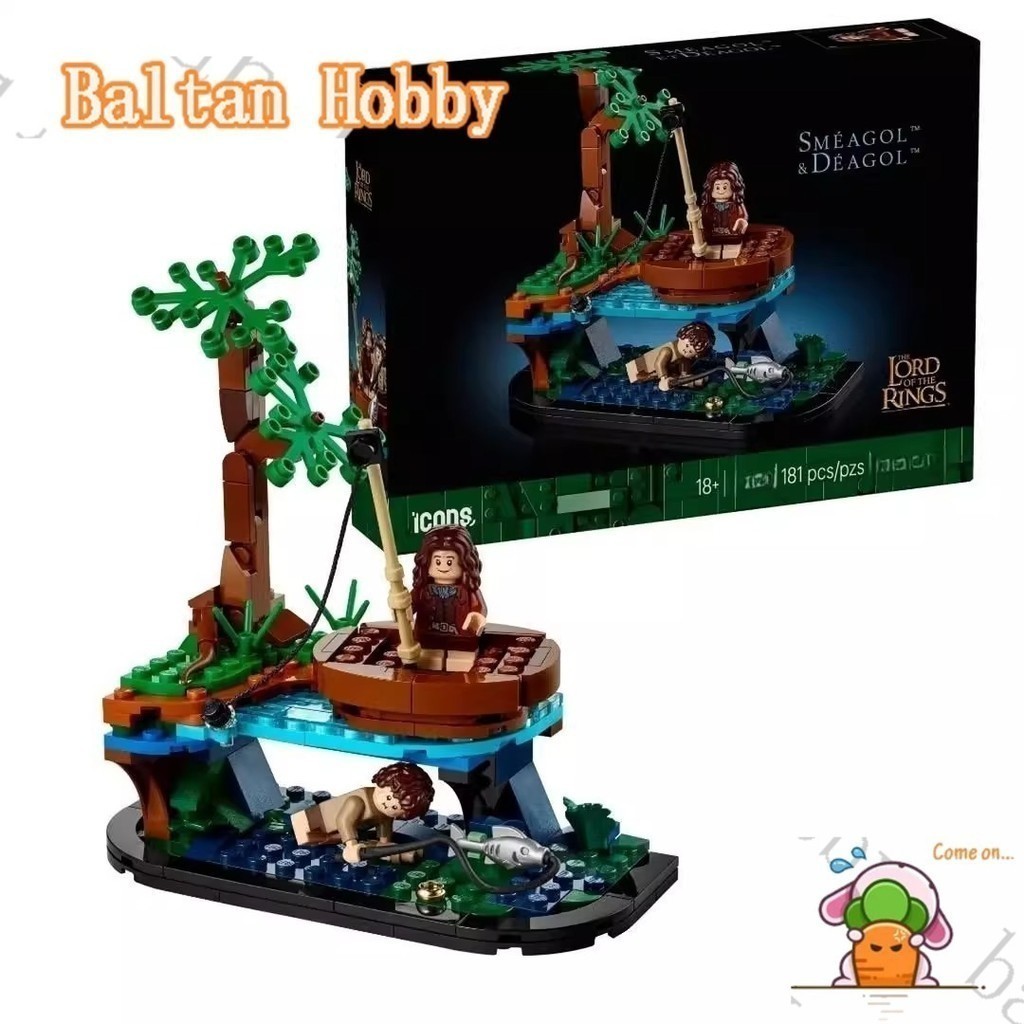 Baltan Toy HN4X เข้ากันได้กับ 40761 The Lord of the Rings: Sméagol & Déagol Building blocks EQ1