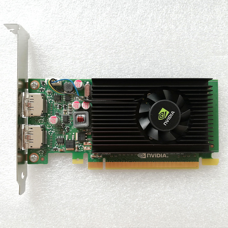 ต้นฉบับ NVIDIA NVS 310 Dual DP Professional 512M กราฟิกการ์ด NVIDIA QUADRO K600 DVI + DP