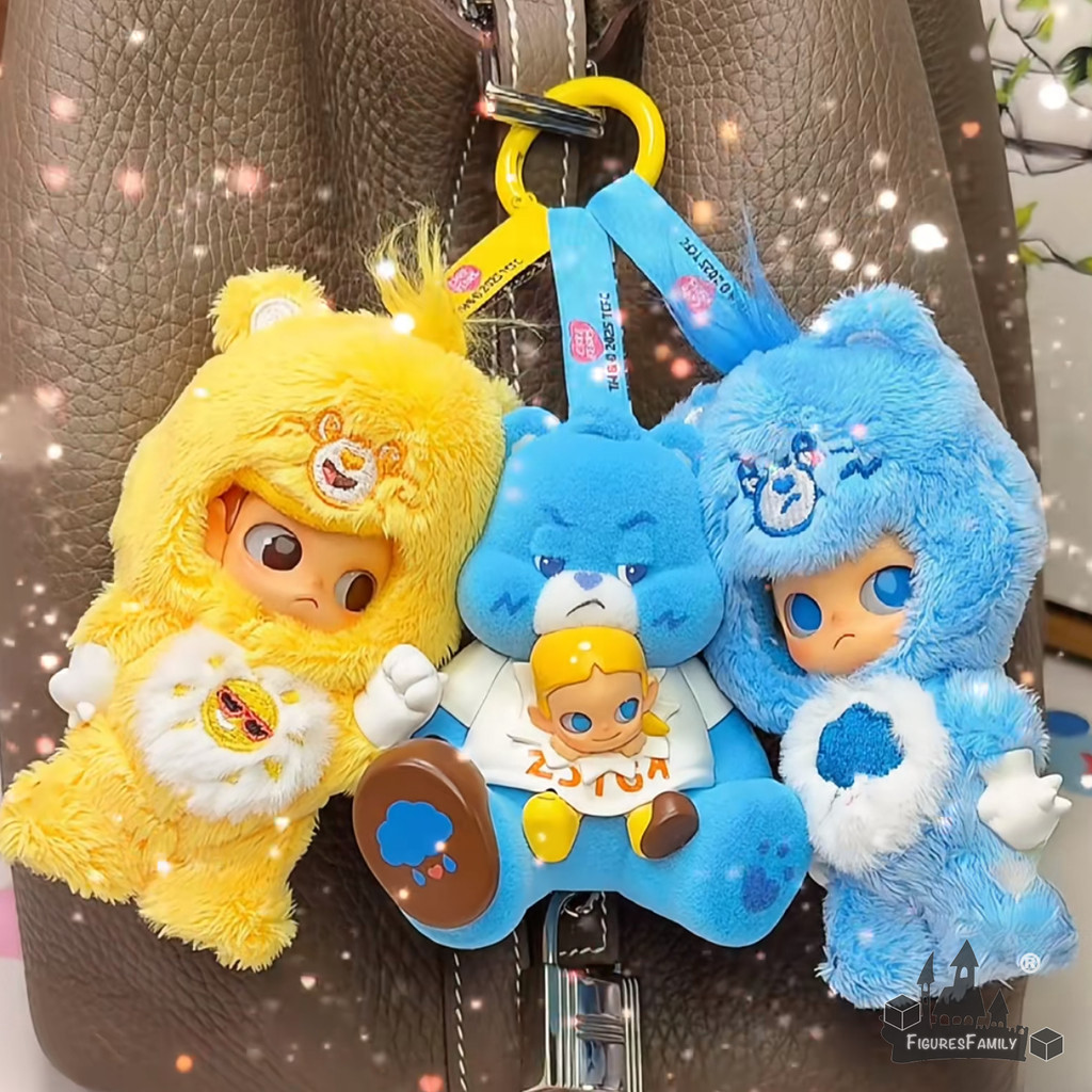 [ของแท้] Zsiga x Care Bears Series สไตล์ลับยืนยันและชุด 12 การออกแบบของขวัญเครื่องประดับตุ๊กตา