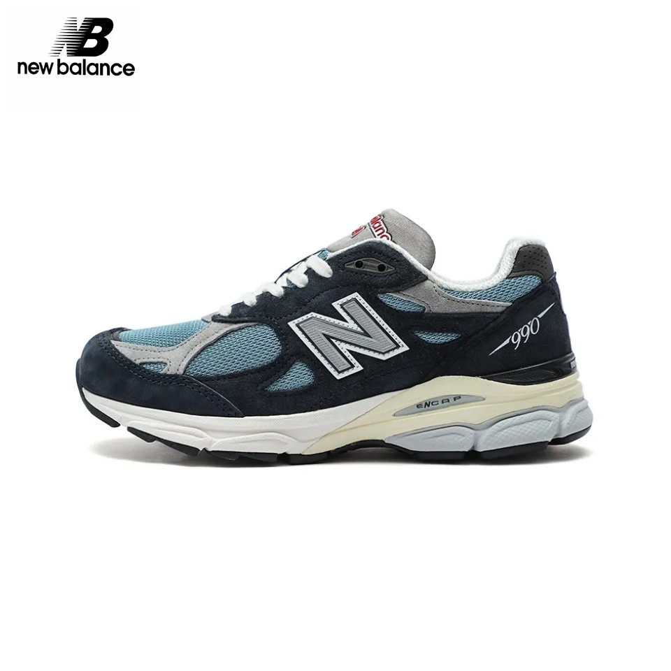 100%ของแท้ New Balance NB 990 V3 NB 990 V3 M990TE3 Unisex Sneakers
