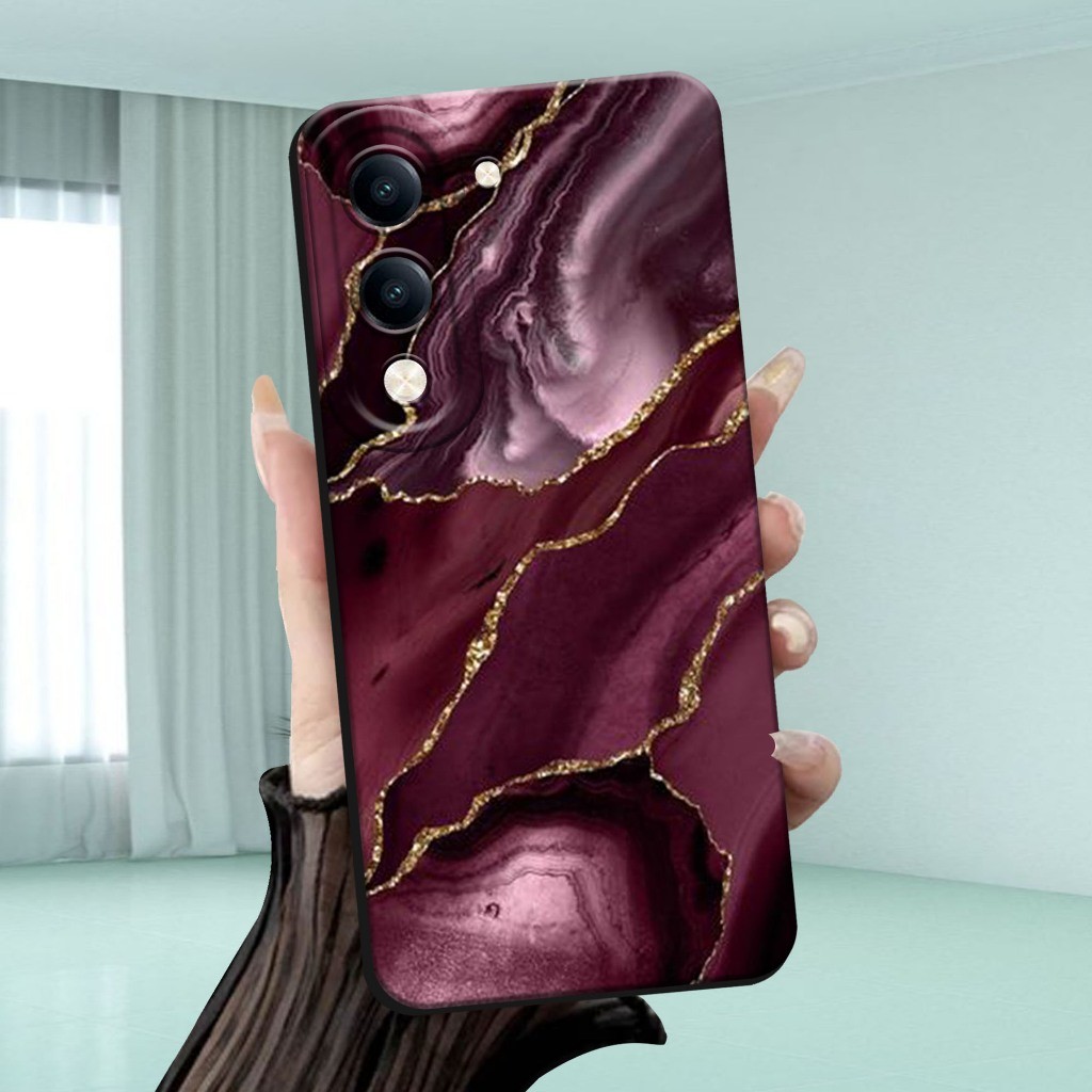 เคส HP Vivo Y04s Vivo Y04 Y04s 4G เคสล่าสุด 2025 Softcase ซิลิโคน Hardcase ตัวป้องกันโทรศัพท์