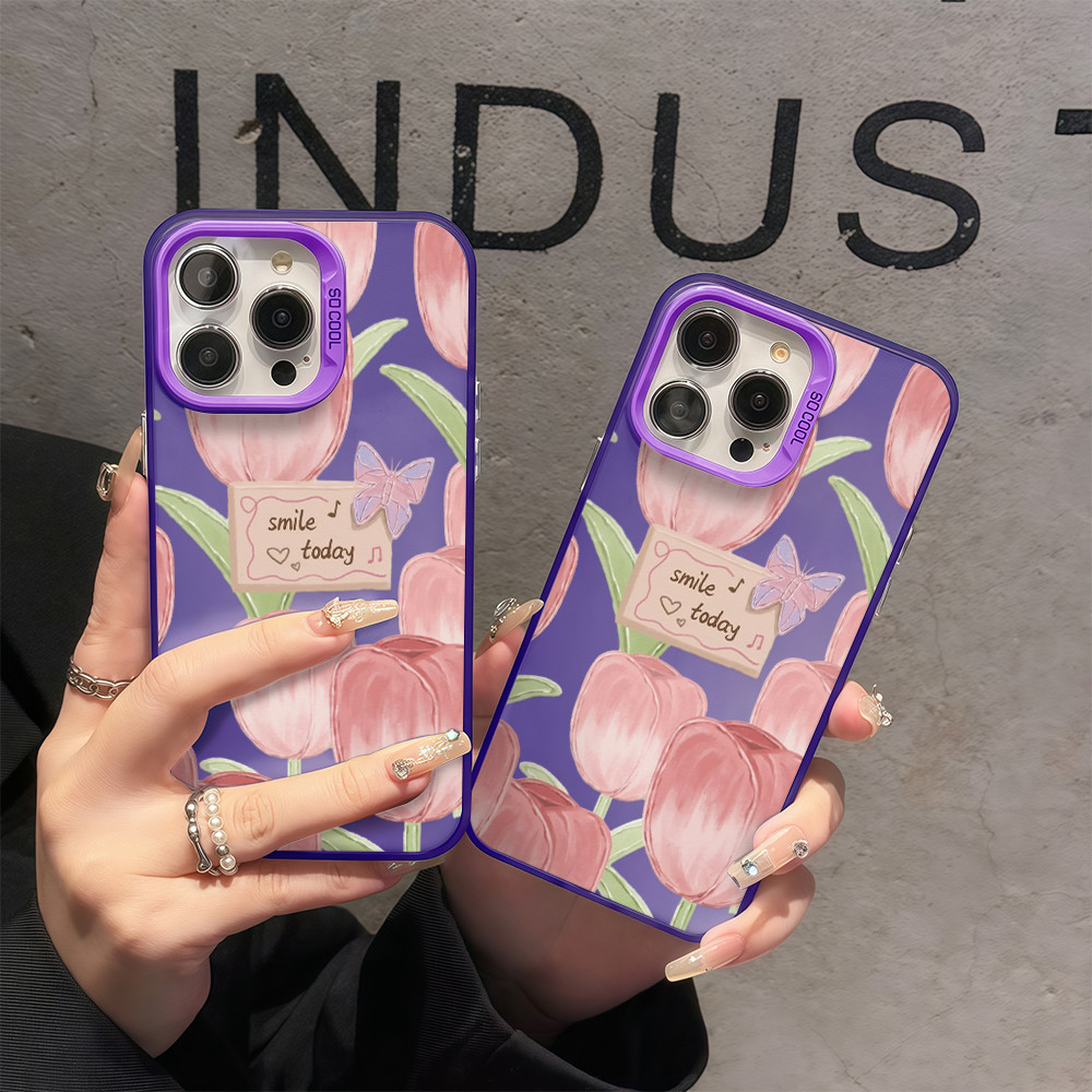 🌹เคสมือถือ โรแมนติก ดอกกุหลาบเคสสำหรับโอปโป Case OPPO A31 A15 A17 A3s A38 A16 A5s A7 A55 A54 A57 A74 A77 A78 A58 A98 A96 - รูปที่ 2