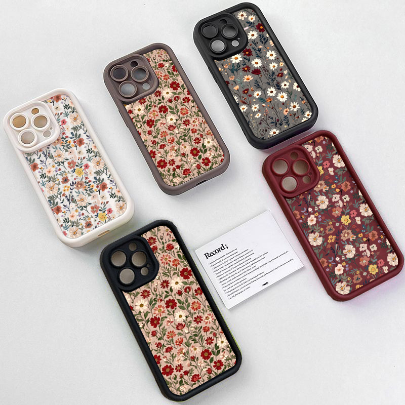 เคสโทรศัพท์สําหรับ Motorola Moto G24 G35 G14 G52 G84 G05 G34 G75 GPlay 2025 G85 G54 แฟชั่นดอกไม้เล็ก