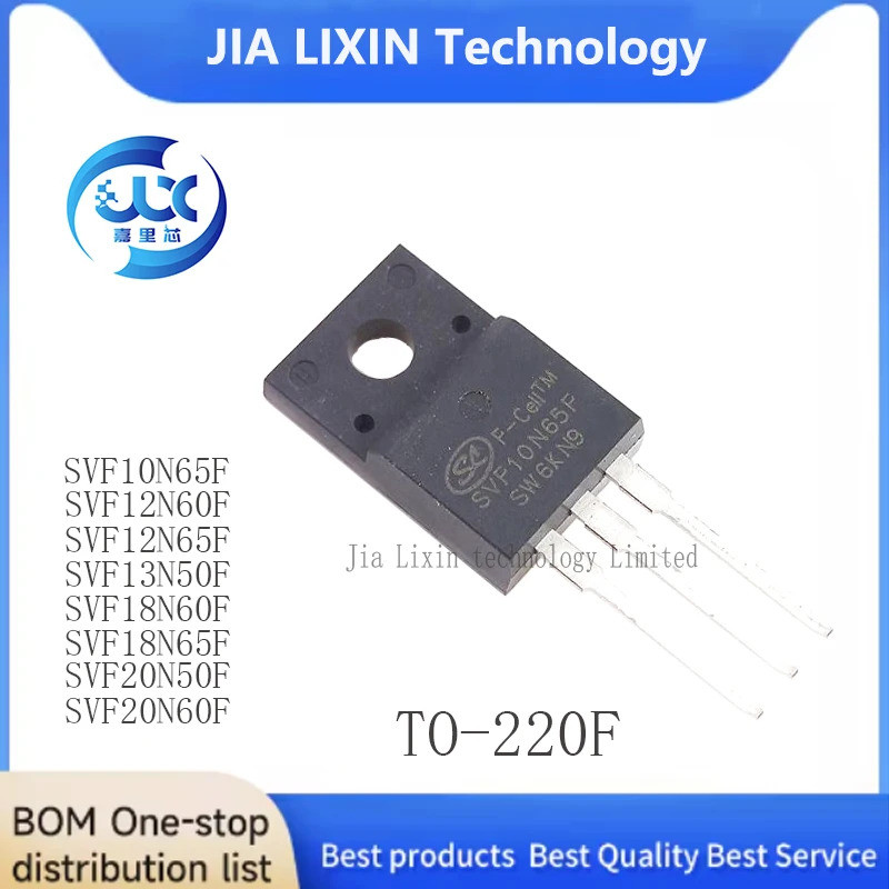 5PCS SVF10N65F SVF12N60F SVF12N65F SVF13N50F SVF18N60F SVF18N65F SVF20N50F SVF20N60F ทรานซิสเตอร์