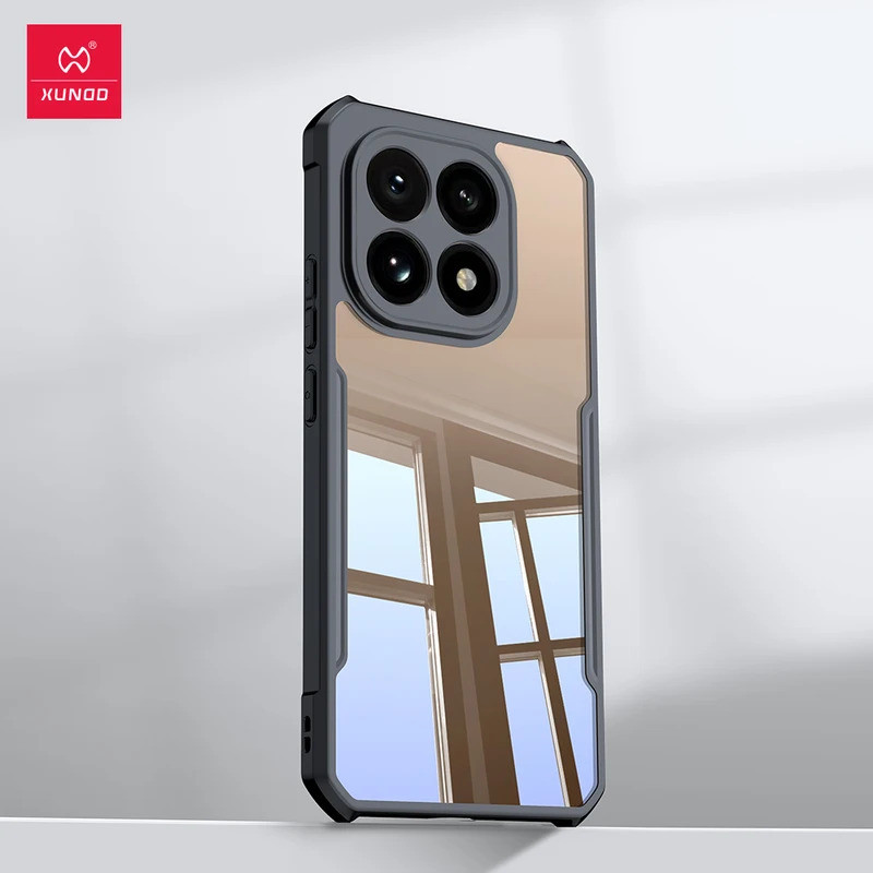 Xundd สําหรับ Xiaomi 15T / Xaiomi 15T Pro Case , อะคริลิค + TPU ถุงลมนิรภัย Anti-drop Back Ultra Cle