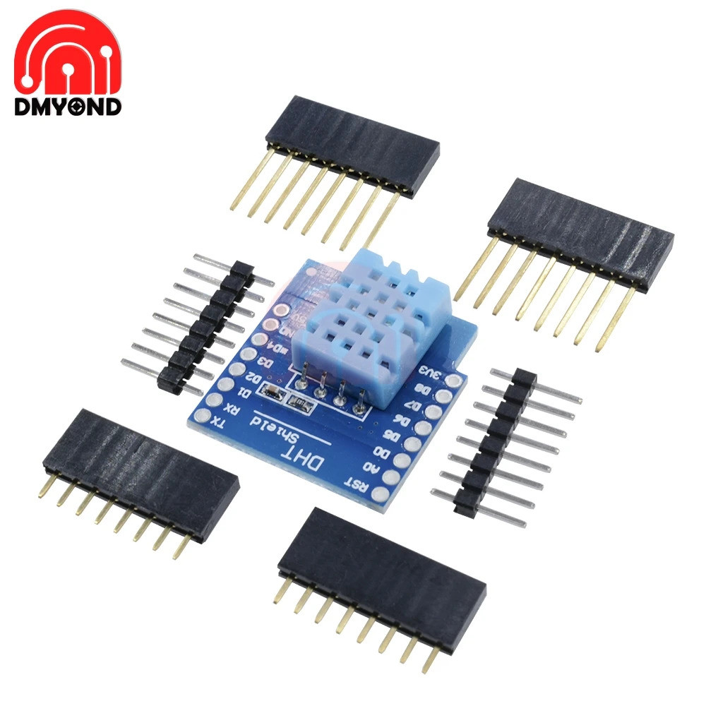 TZT DHT22 Pro Shield สําหรับ WEMOS D1 Mini DHT22 Single-bus Digital อุณหภูมิและความชื้น Sensor Shiel