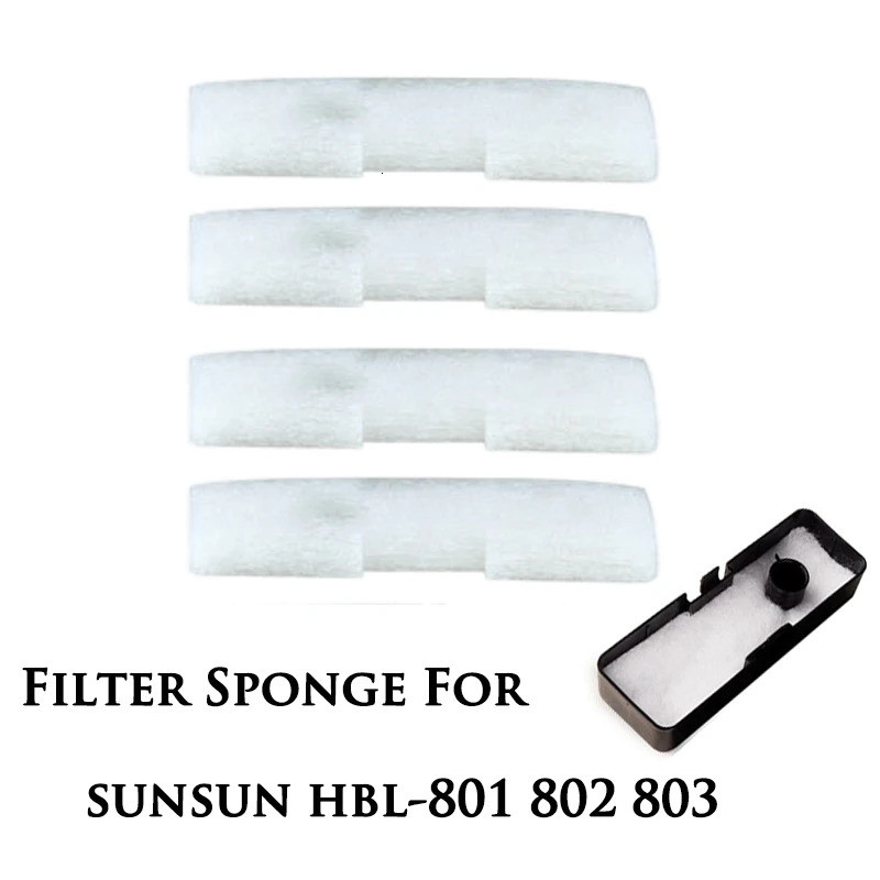 Sunsun Part ฟองน้ํากรองชุดเปลี่ยนสําหรับ Hang On น้ําตก Fitler Hbl-801 Hbl-802 Hbl-803 Aquarium ฟองน