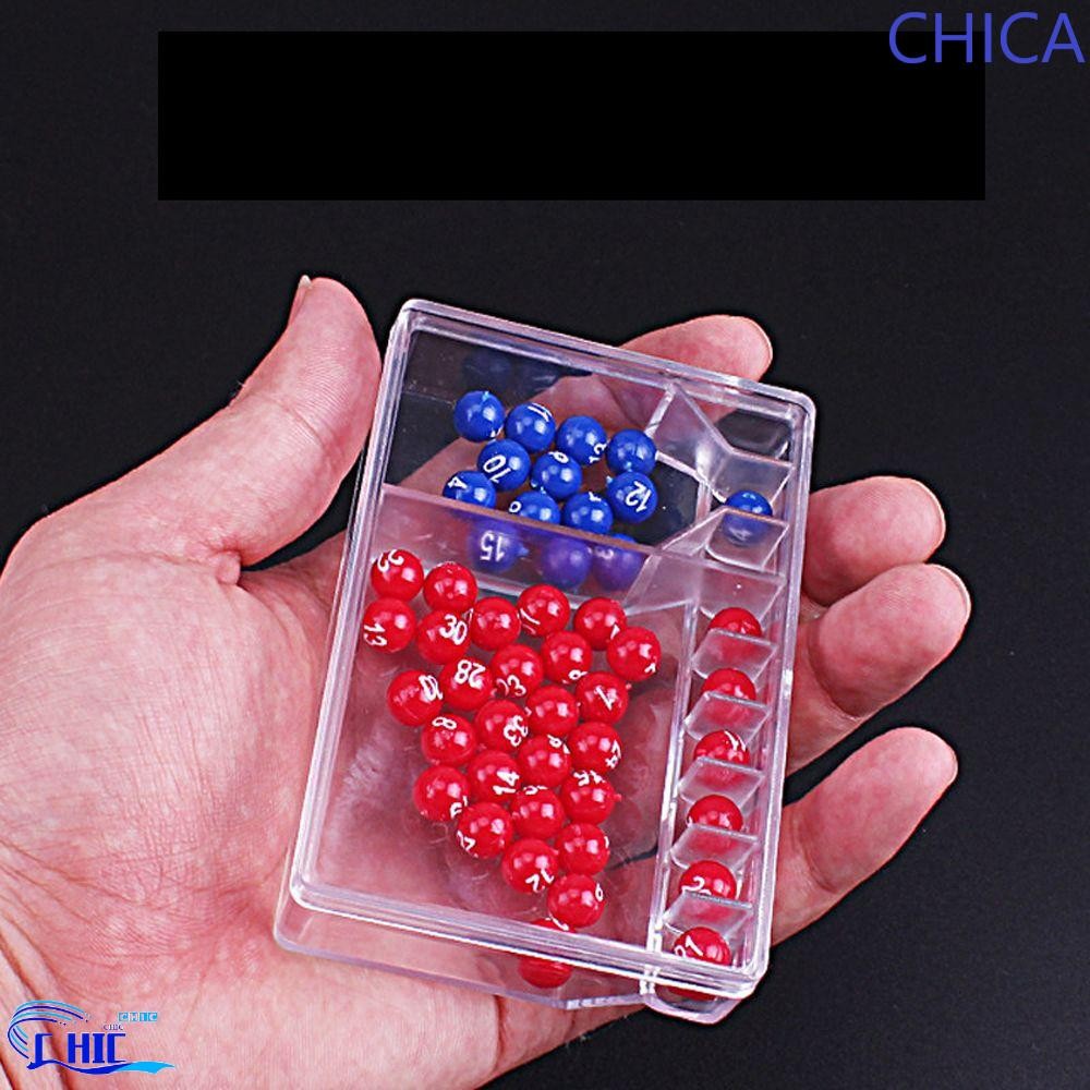 CHICA Lucky Lottery Toy 5+2 6+1 Mini Party Game Entertainment Easy Read Numbers Jackpot Shake Balls 
