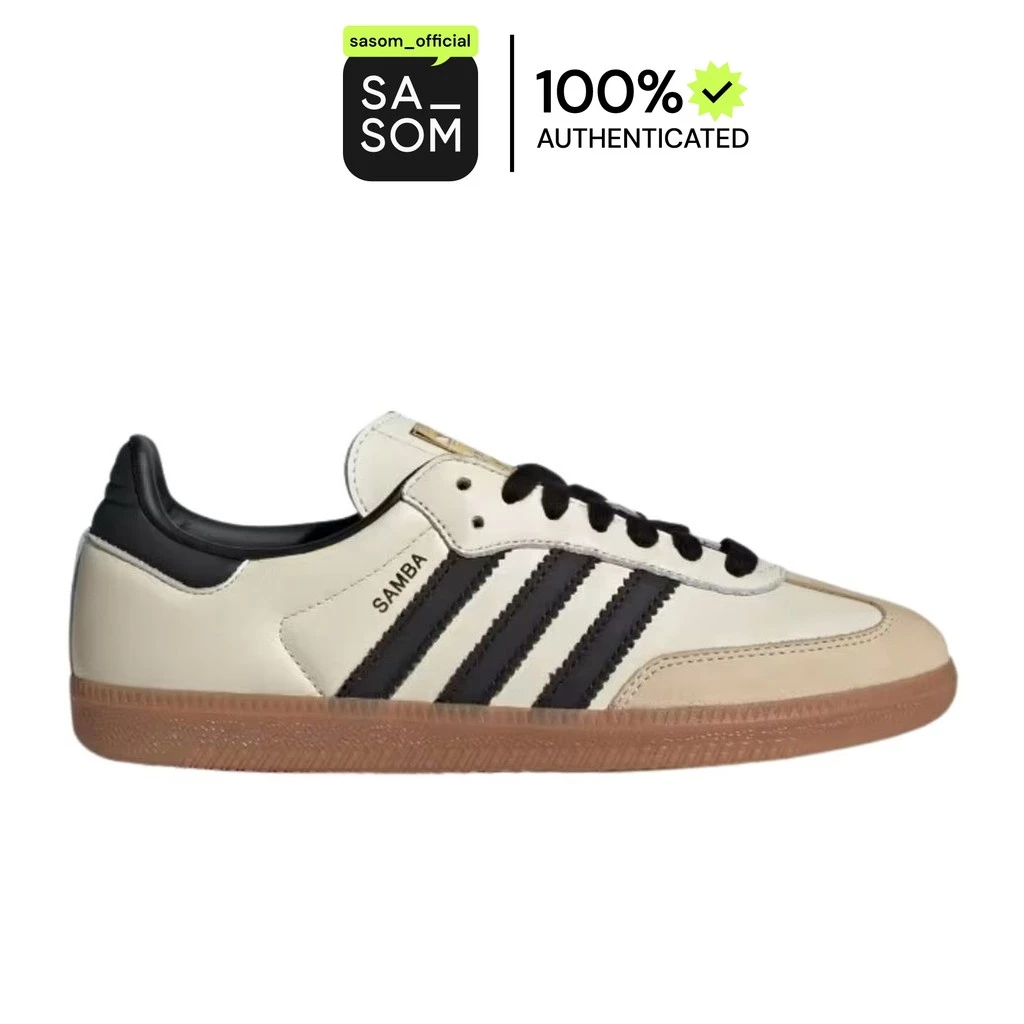 adidas Samba OG Cream White Sand Strata (Women's) | ของแท้ ตรวจสอบโดย SASOM