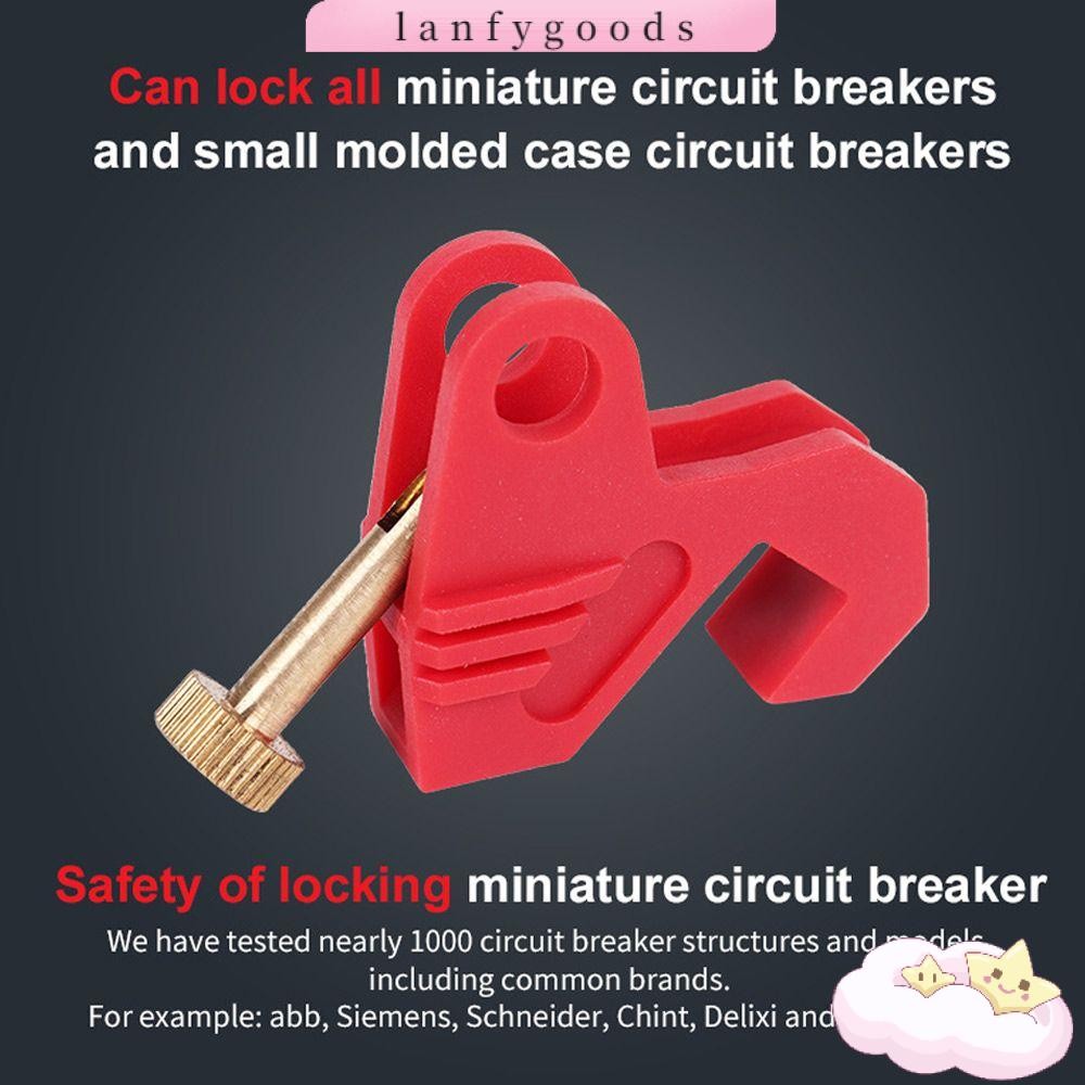 LANFYGOODS Lockout Copper Universal Portable Circuit Breaker Lockout