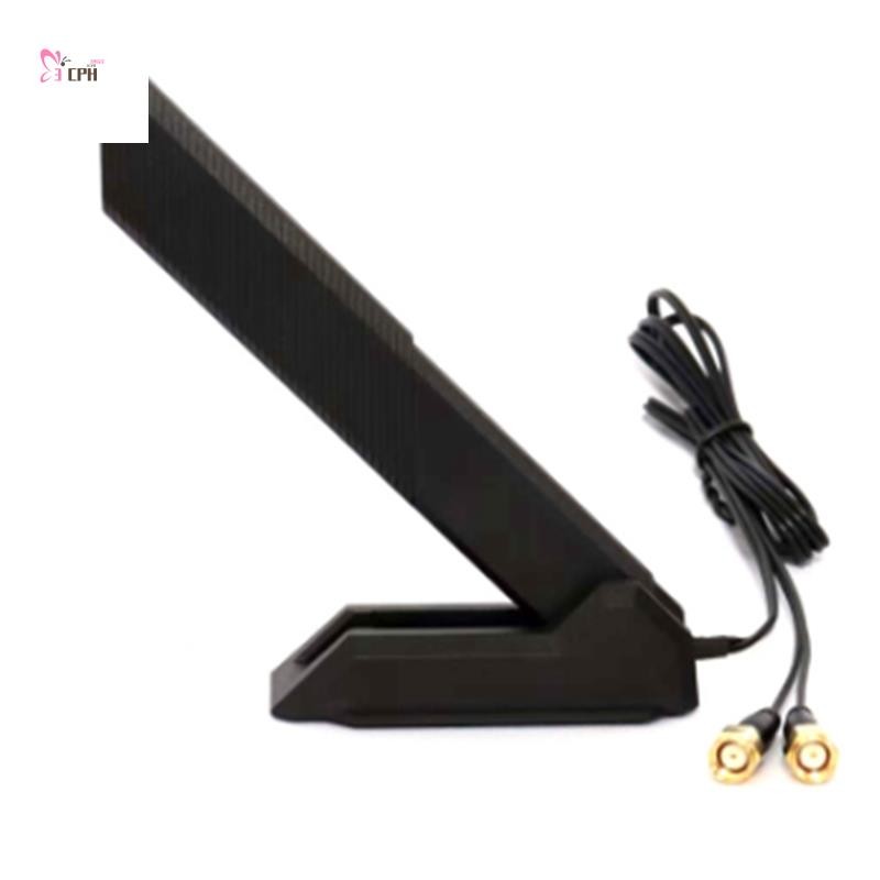 3CPH1 PCS 6E เสาอากาศ 2T2R 2.4G/5G/6G พลาสติกสีดําสําหรับ B660 H670 M13H Z690 เมนบอร์ด