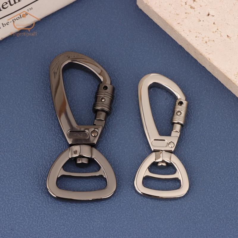 FIN 360 องศา Rotatable Carabiner สายจูงสัตว์เลี้ยง DIY Strong ดึงหัวเข็มขัดกลางแจ้ง Rock Climbing คว