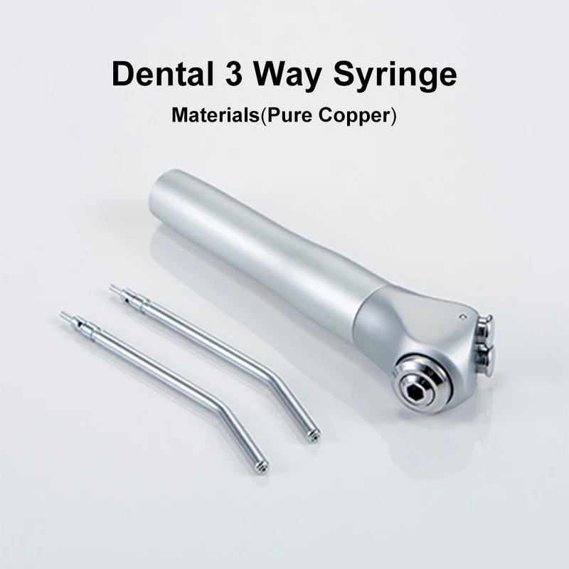 Denspay Dental Air Water Spray Triple Way Syringe Handpiece และหัวฉีดเคล็ดลับหลอด Air Triple Syringe