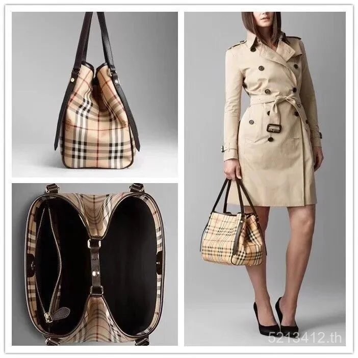 BURBERRY BURBERRY BURBERRY Female Bag Deformation Shopping Bag Baby Mother Bag BBR Handbag Shoulder 
