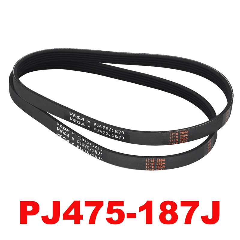 VEGA V-Belt PJ475 187J 3/4/5/6/7 ซี่โครงสําหรับ DIY รุ่นมอเตอร์เข็มขัดอะไหล่