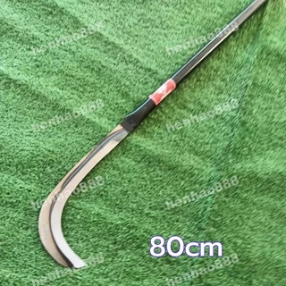 【80cm】เคียวปาดตองด้ามแป๊บยาว(ตราเพชร)ทำมาจากเหล็กแมงกานีสแท้ 100%แข็งแรงคงพิเศษ