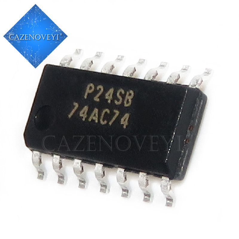 10 ชิ้น 74AC74SC SOP-14 74AC74D 74AC74 SOP14 74AC74SCX SOP ชิป