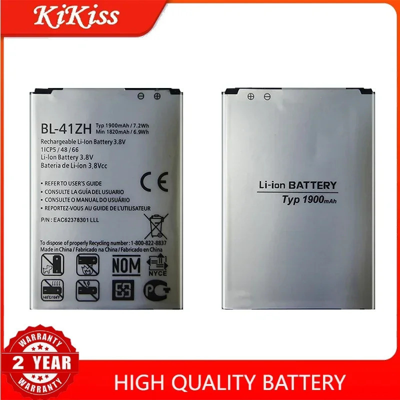 BL-41ZH BL-44JH BL-52UH BL-59JH BL-T16 BL-T23 BL-T24 BL-T30 แบตเตอรี่ 3000mAh สําหรับ LG H340 L7 II 