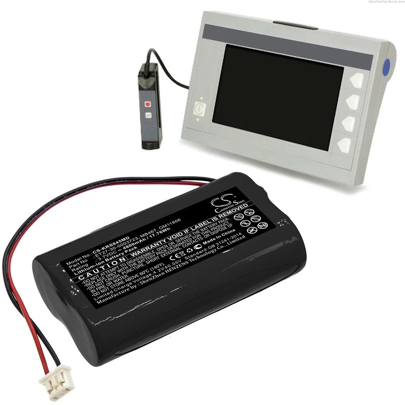 3.7V 4800mAh แบตเตอรี่ทางการแพทย์ MB467 OM11806 30.003 ET27-30-0003723 สําหรับ KARL STORZ C-MAC 8401
