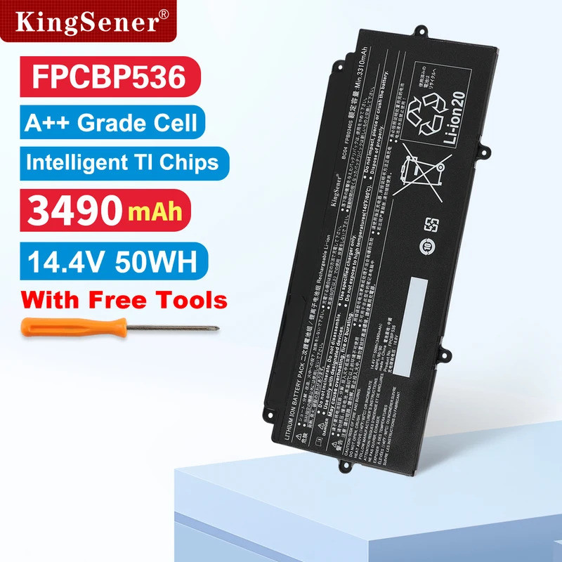KingSener 14.4V 50WH 3490mAh FPB0340S แบตเตอรี่แล็ปท็อปสําหรับ Fujitsu FPCBP536 LifeBook U937 U938 U