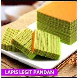 KUE LAPIS LEGIT PANDAN SPESIAL Basah Orlando Cakes 17x17cm
