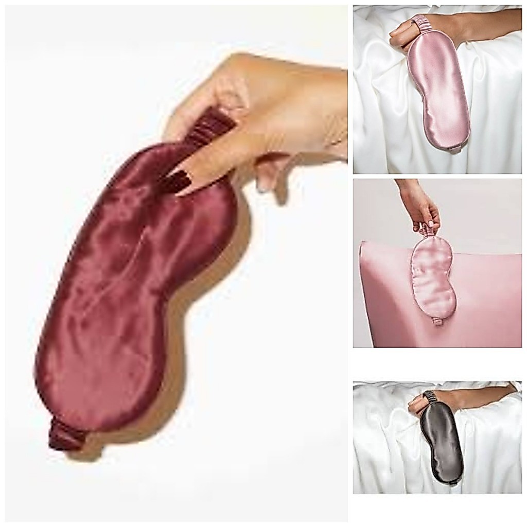 MATA Sleep Mask Premium Satin Premium / Sleeping Eye Mask / Sleeping Mask Sleep Well Dream Well