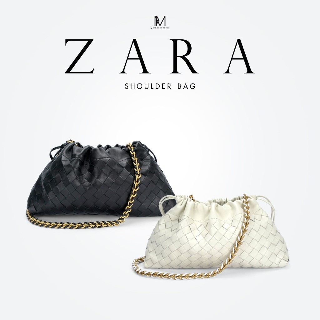 กระเป๋าสะพาย หนังแกะแท้ Me Phenomenon - Zara