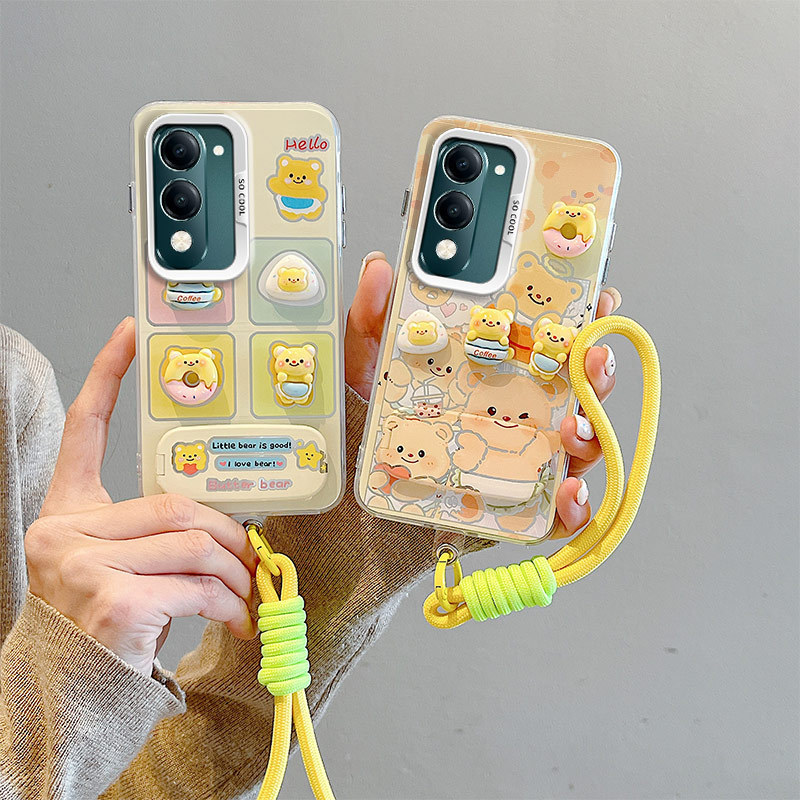 เคส Vivo Y04 4G Y29s 5G Y29T 5G Y19E 4G สําหรับ Vivo เคสสร้อยข้อมือเคส hard เคส BB-CYJZ