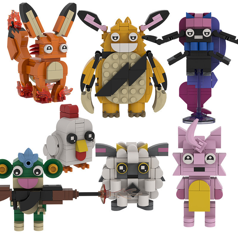 Palworld Palworld Palworld Building Block Game สินค้ารุ่น Trick หรือ Treat Cat Cotton Yoyo Blast