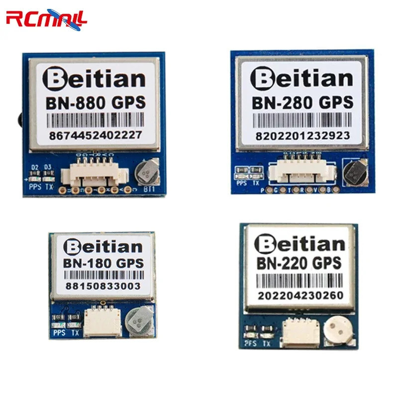 Beitian GPS โมดูล BN-180 BN-220 BN-280/880 GLONASS พร้อมเสาอากาศสําหรับ Pixhawk Flight Controller