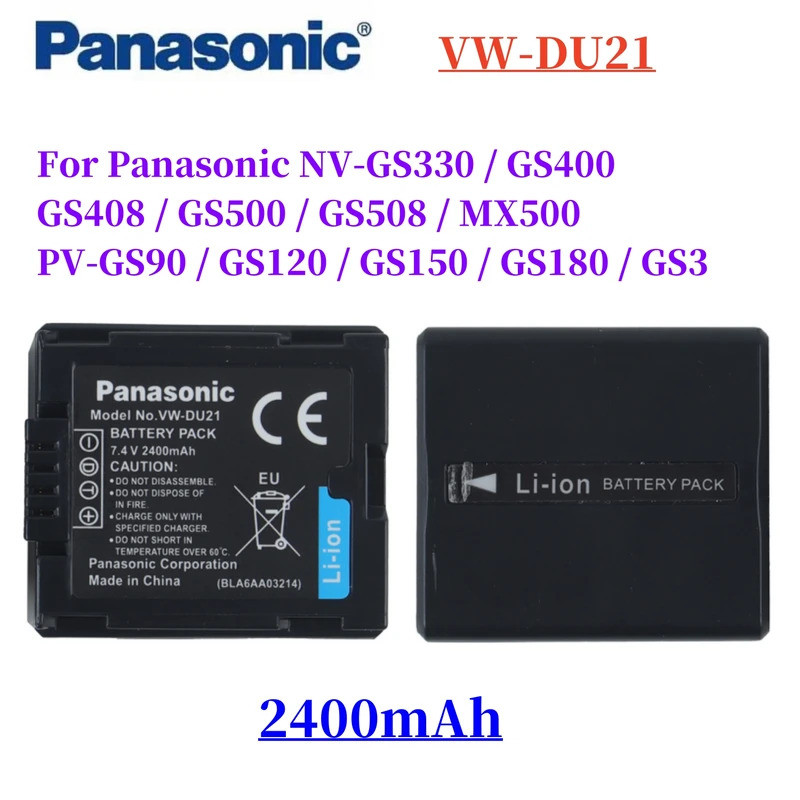 Original CGA-DU12 CGA-DU14 VW-VBD140 DU14 DU21 แบตเตอรี่สําหรับ Panasonic NV-GS330 GS400 GS408 GS500