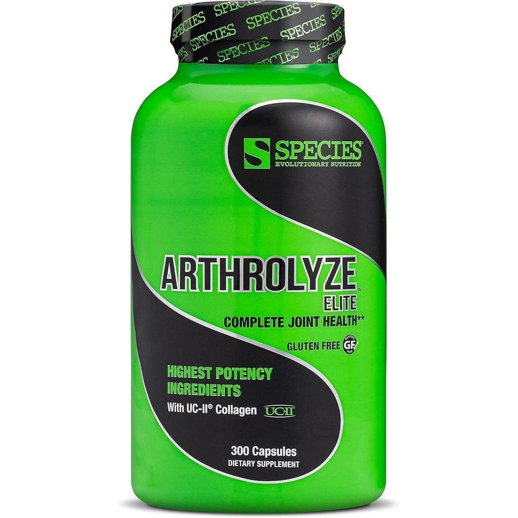 Species Nutrition Arthrolyze Joint Repair อาหารเสริมเสริมด้วยคอลลาเจน UC-II, MSM, Glucosamine, Chond