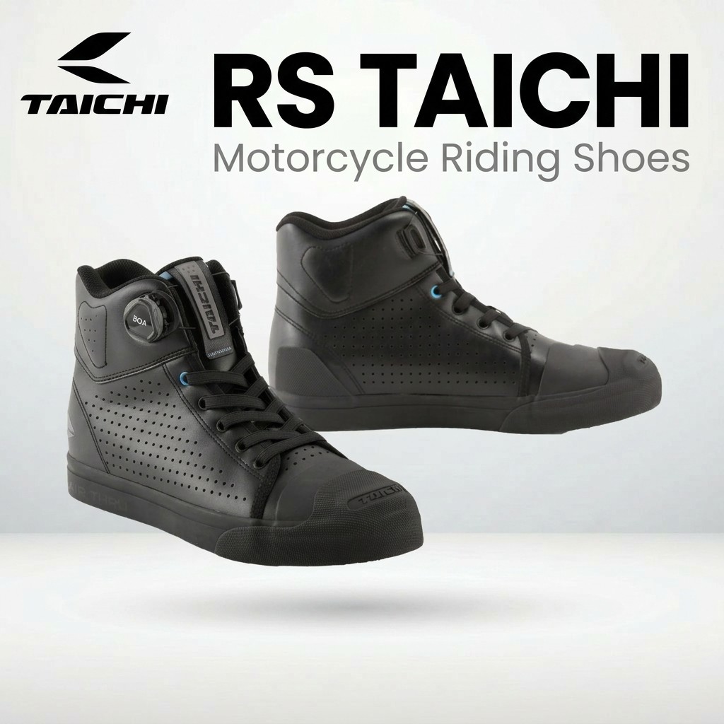 รองเท้าขี่มอเตอร์ไซค์ RS TAICHI Airflow ระบบ BOA | RS TAICHI Airflow Riding Shoes with BOA Dial